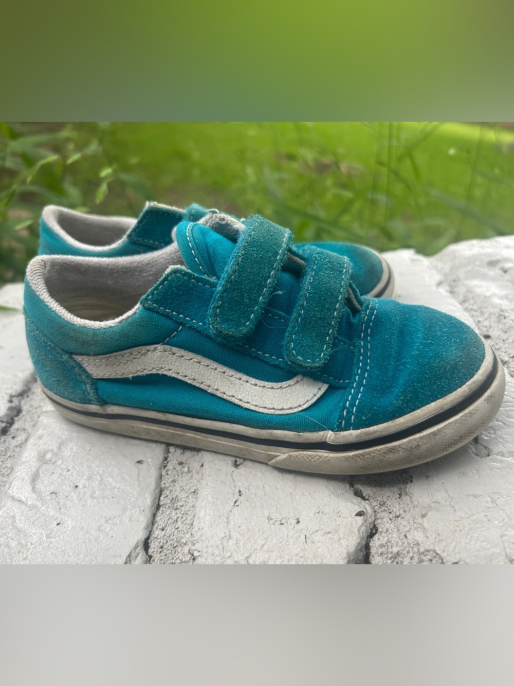 Kids Teal suede VANS Sneakers